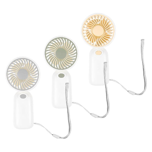 乾電池式ハンディファン　３色展開