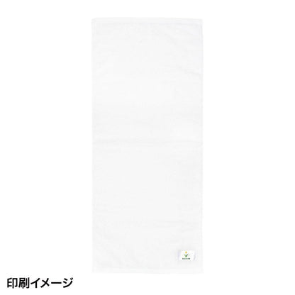 今治フェイスタオル34×80cm　印刷イメージ　全体　チューリップ