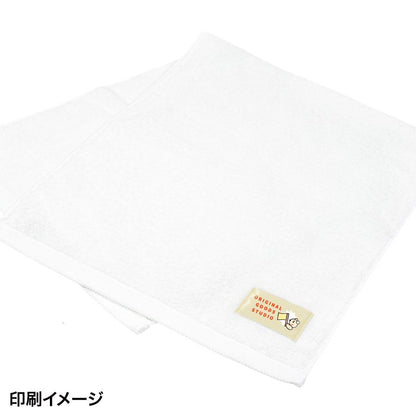 今治フェイスタオル34×80cm  印刷イメージ　くま