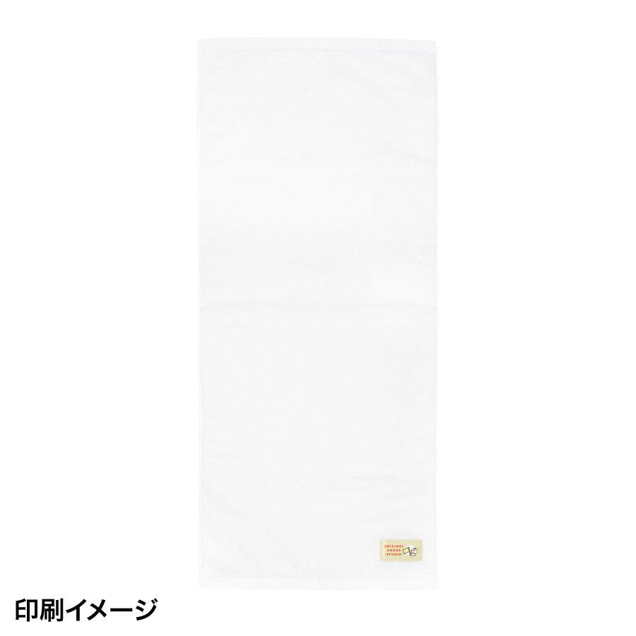 今治フェイスタオル34×80cm　印刷イメージ全体　くま