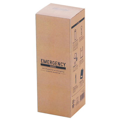 ウォーターボトルイン防災6点セットの化粧箱の画像