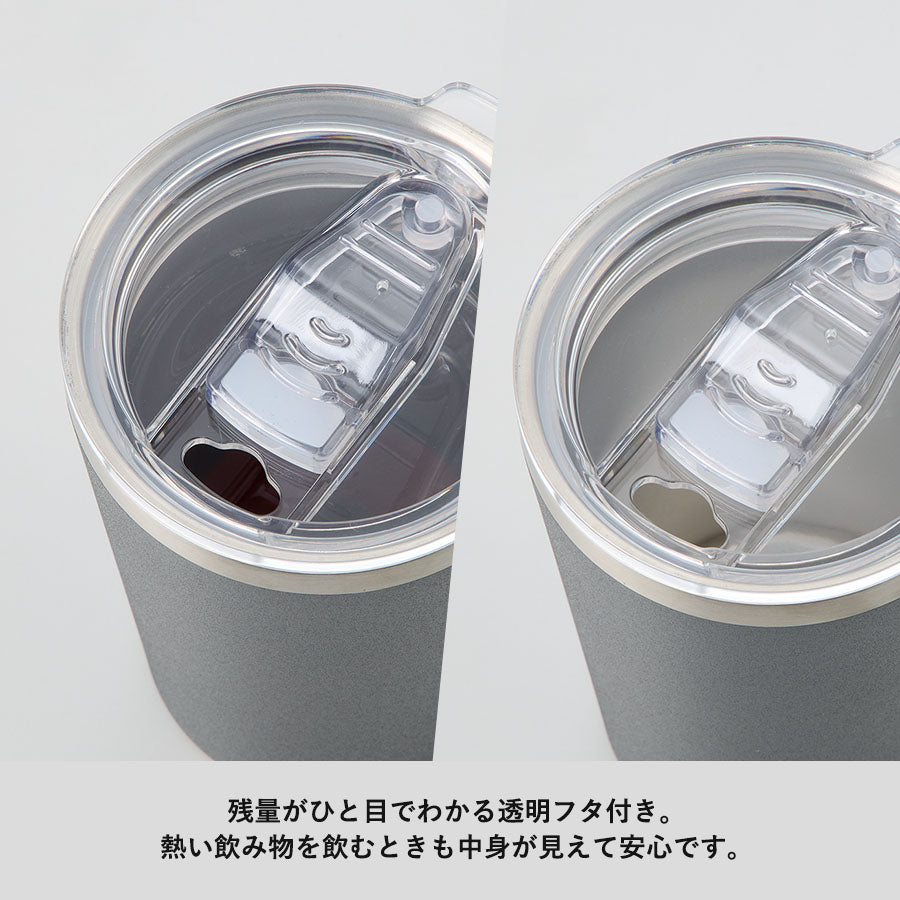 Zalattoクリアフタ付サーモタンブラー350ml
