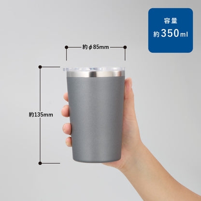 Zalattoクリアフタ付サーモタンブラー350ml