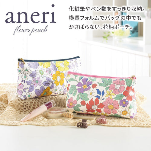 アネリ／花柄ポーチ