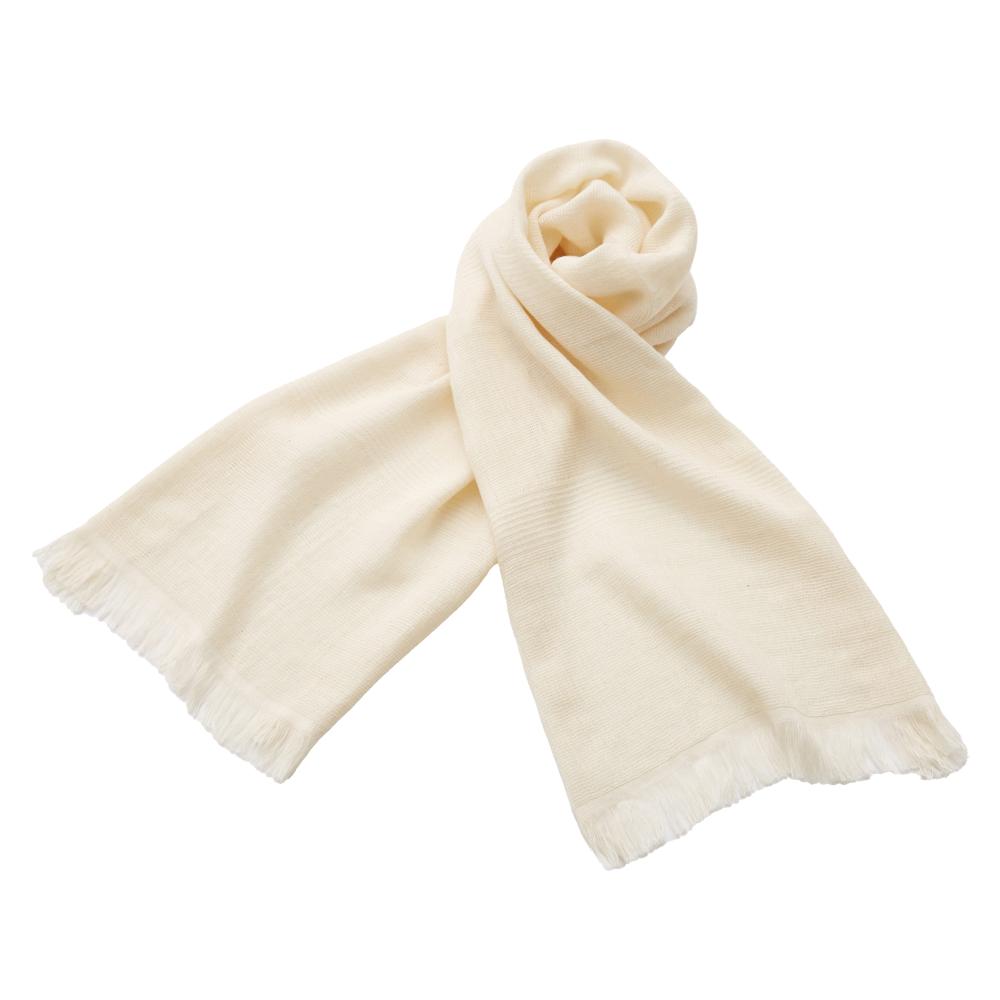 いつでも、どこでも今治マフラー１枚　ベージュ