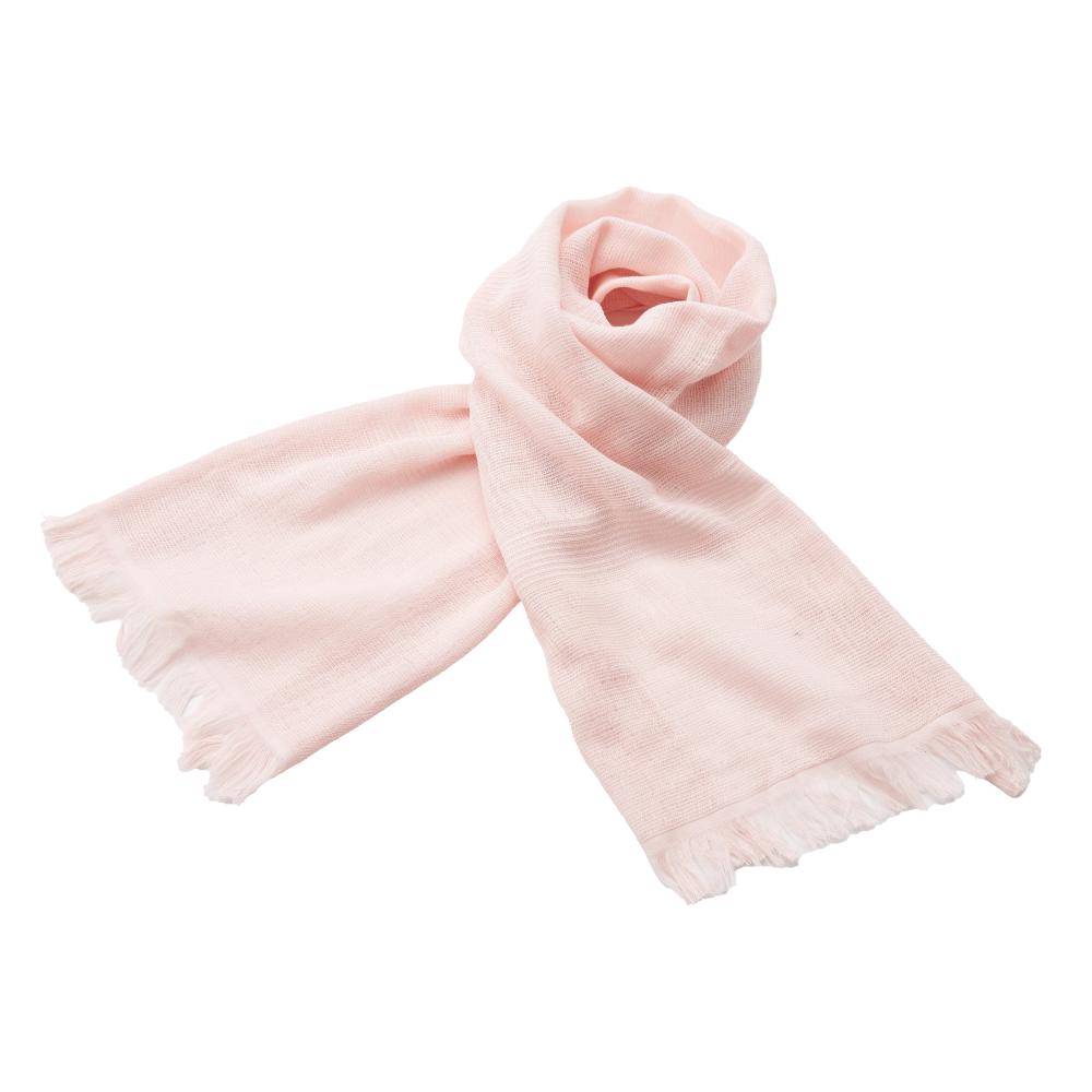 いつでも、どこでも今治マフラー１枚　ピンク