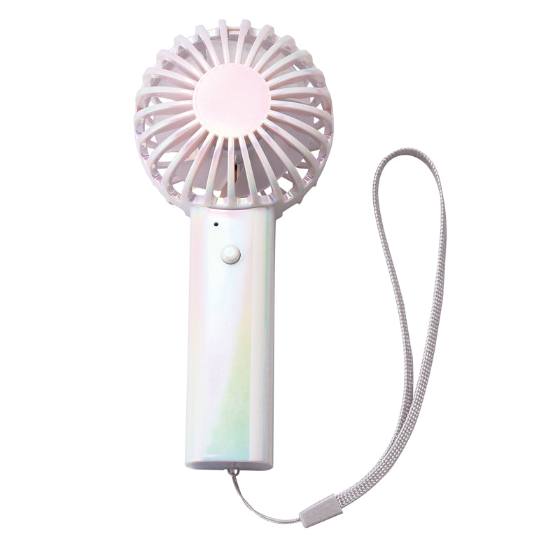 オーロラ充電式ハンディファン（ストラップ付き） 正面