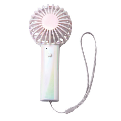 オーロラ充電式ハンディファン（ストラップ付き） 正面
