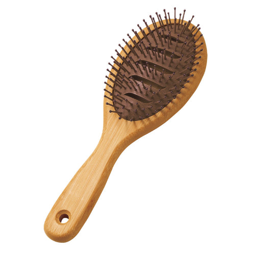 バンブーウインドヘアケアブラシの表面