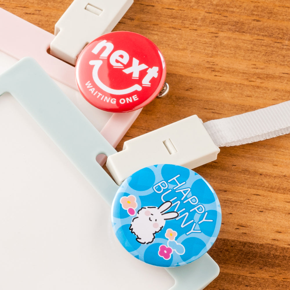 缶バッジクリップピンΦ37mm　名入れイメージ