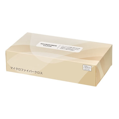 ボックス入り マイクロファイバークロス12枚未開封パッケージ