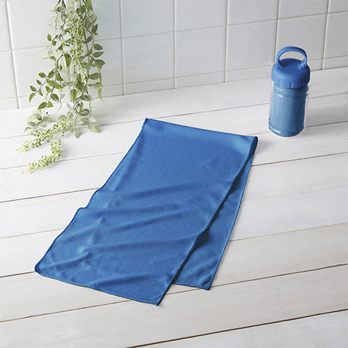 カラビナボトル入　涼感タオル　広げたイメージ