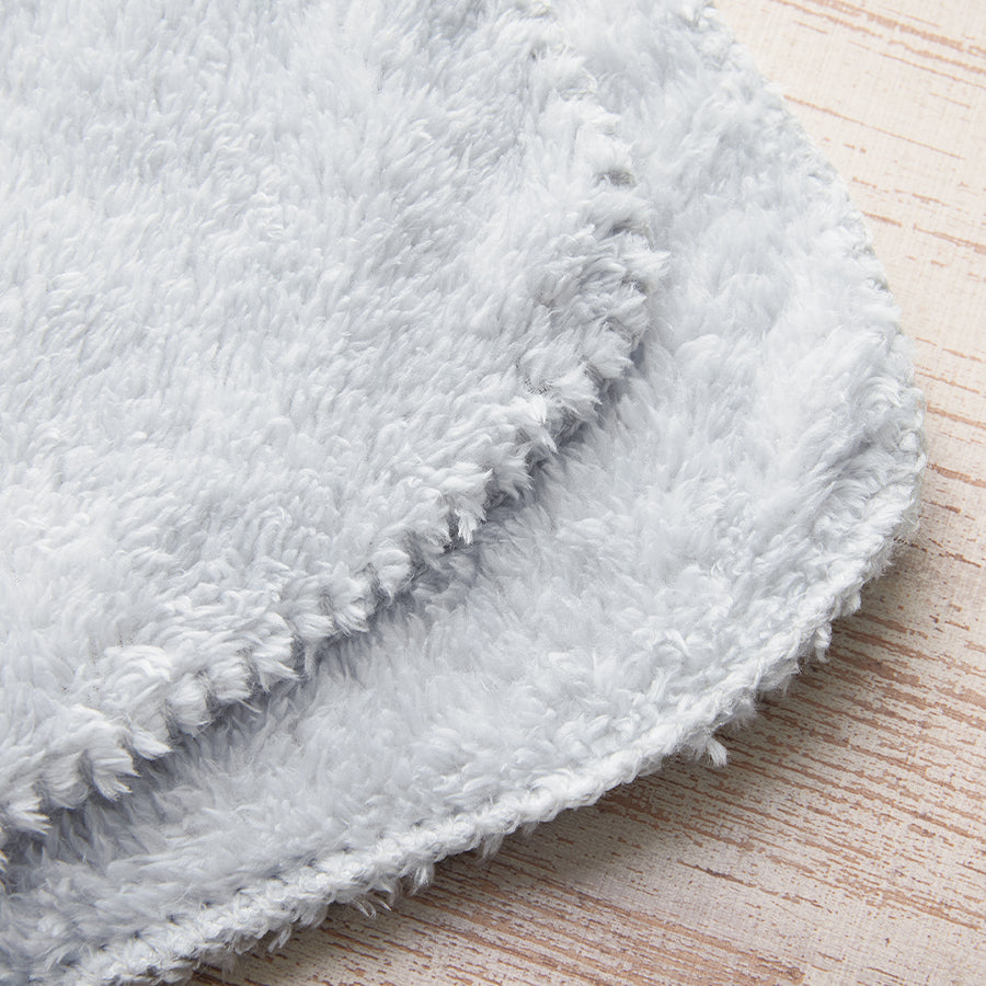 染めレギュラーブカチオンランケット（巾着付）　生地アップ