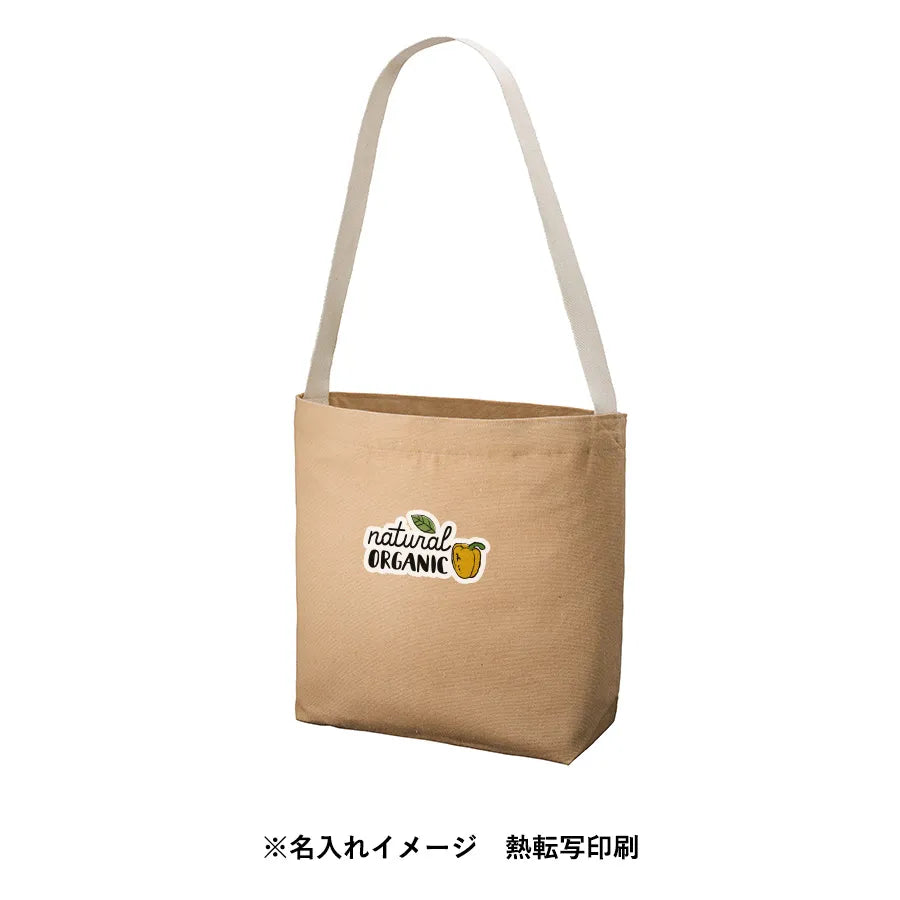 シャンブリックキャンバスショルダートート　熱転写印刷イメージ