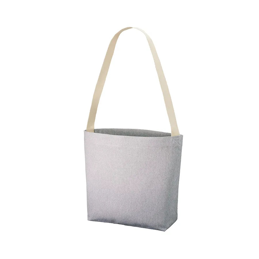 シャンブリックキャンバスショルダートート　グレー