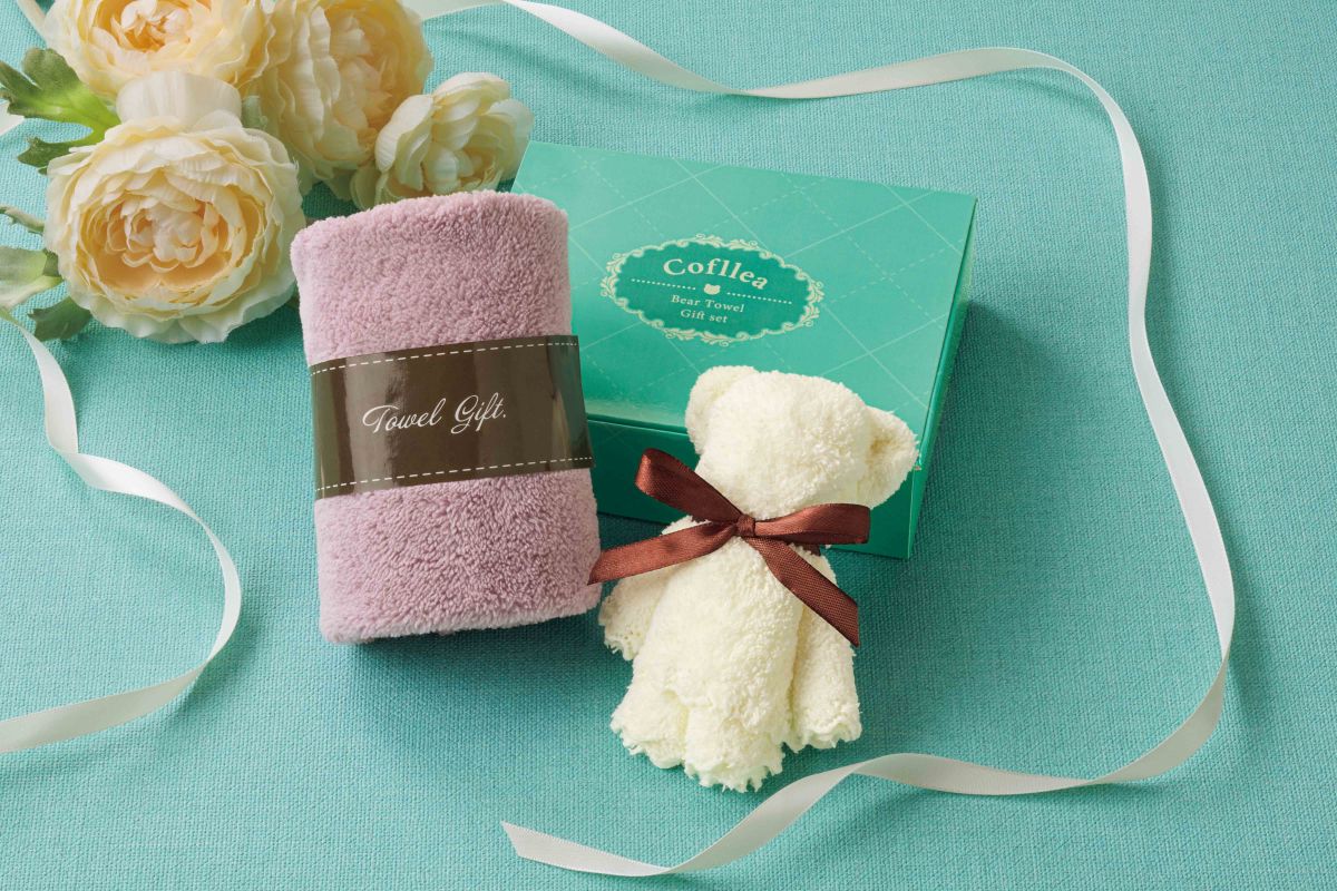 コフレア／ベアタオルセット 中身イメージ