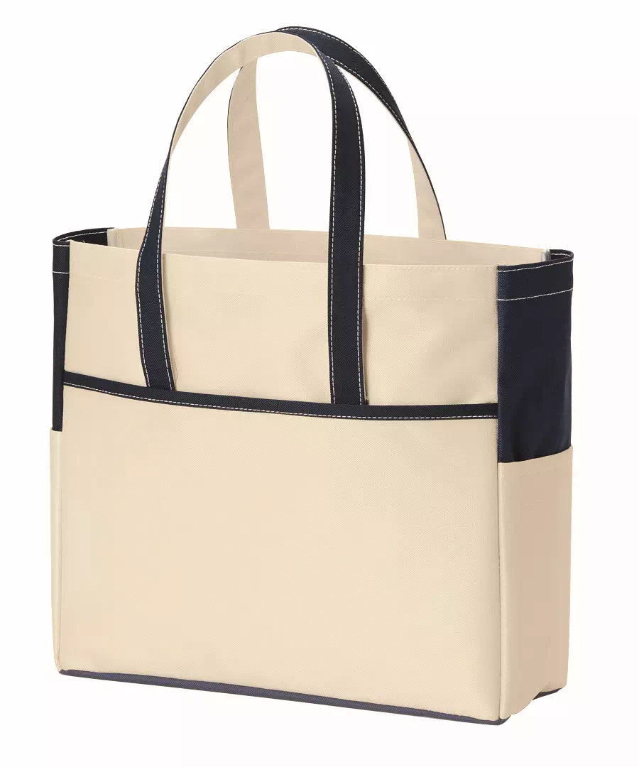 コンビカラートート　ネイビーブルー