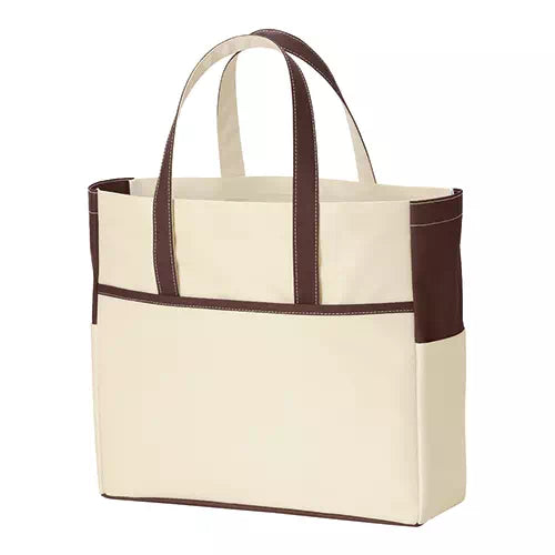 コンビカラートート　ブラウン