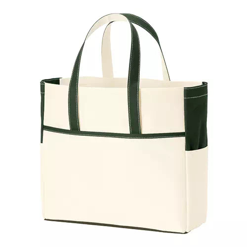 コンビカラートート　ダークグリーン