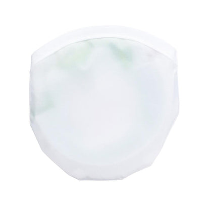 小さくたためる！ポケットうちわ１枚　＃ＣＯ２排出権付　折りたたみ例背面グリーン