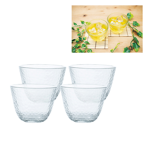 涼々ガラスのマルチカップ4Ｐ　全体イメージ