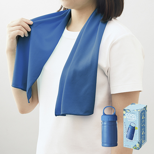 カラビナボトル入　涼感タオル
