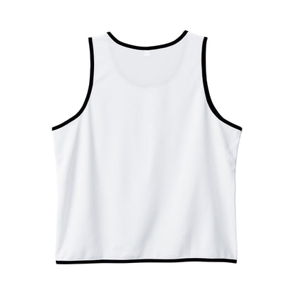 カスタムデザインポリエステルドライビブス　ホワイト　裏