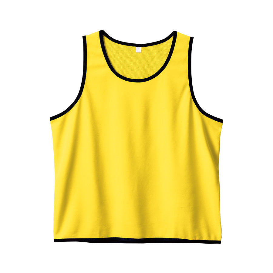 カスタムデザインポリエステルドライビブス　サンフラワーイエロー