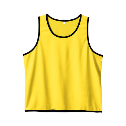 カスタムデザインポリエステルドライビブス　サンフラワーイエロー