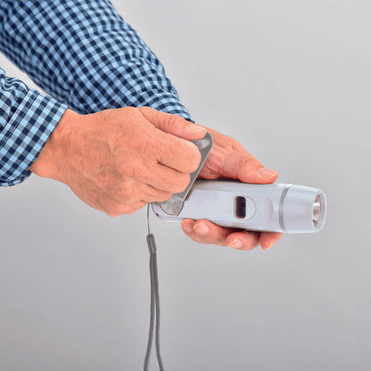 ダイナモ＆ＵＳＢ充電ライト　使用イメージ