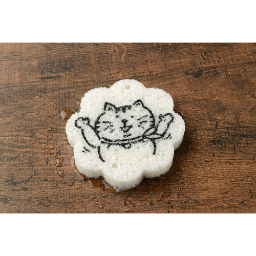 ふくらむマジックスポンジ　使用イメージ　膨らんだ時