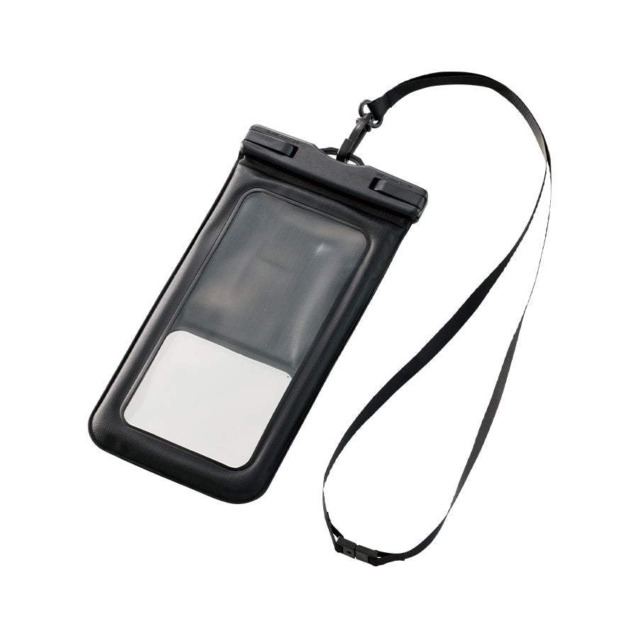 水に浮くモバイルウォータープルーフポーチ　ブラック