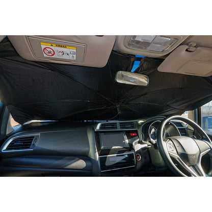 フロントサンシェード　使用イメージ　車内