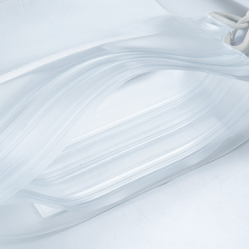 フロストクリア・２WAY防滴ショルダーバッグ　３層チャック