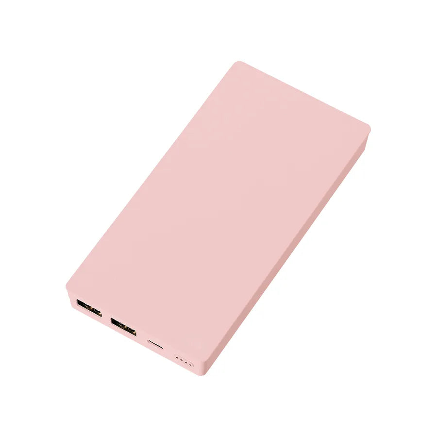 全面印刷できるモバイルチャージャー　10000　ピンク