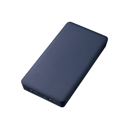 全面印刷できるモバイルチャージャー10000　スクエア　ネイビー
