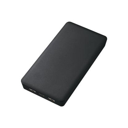 全面印刷できるモバイルチャージャー10000　スクエア  ブラック