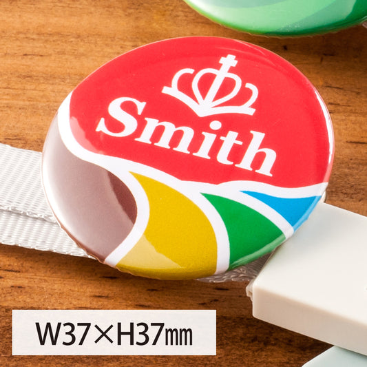 缶バッジクリップピンΦ37mm