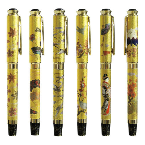 金箔蒔絵ボールペン１本 柄イメージ