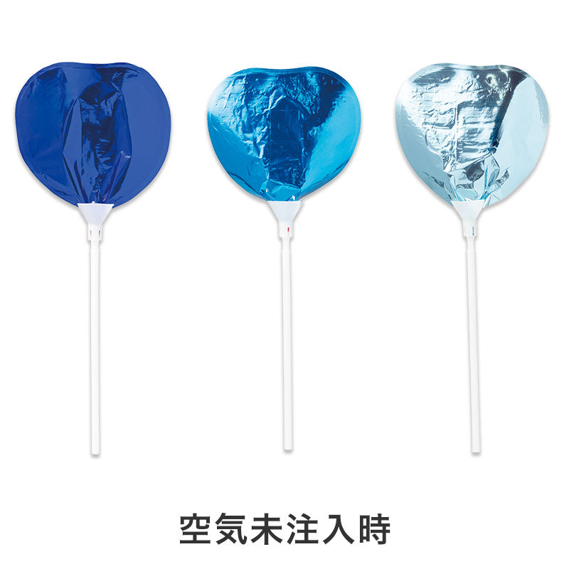 ハート スティックバルーン　空気未注入時