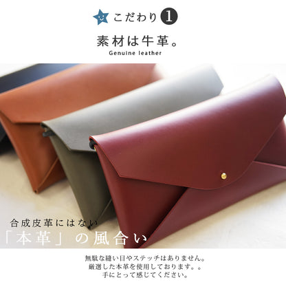 hoshinooto/スマホポーチ［Kitos-キートス-］　素材は牛革です
