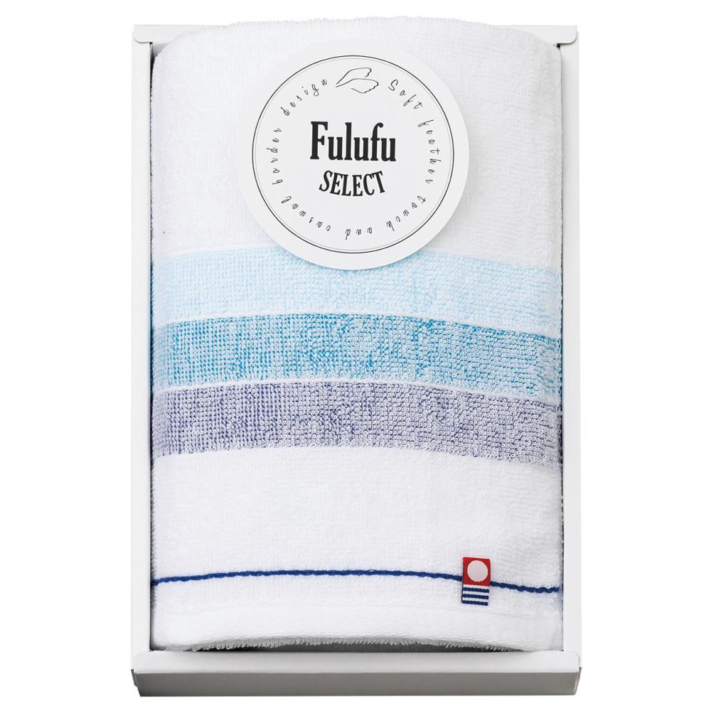 今治フルフセレクト　フェイスタオル1枚　三色ボーダー