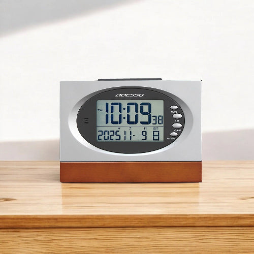 ウッド電波クロック  正面