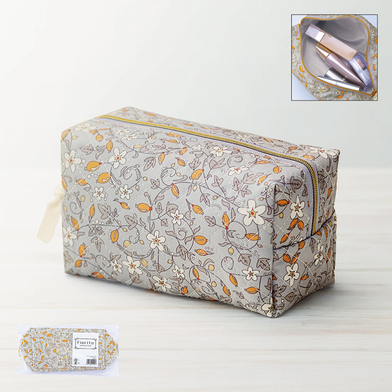 フィオリート・キルティングボックスポーチ