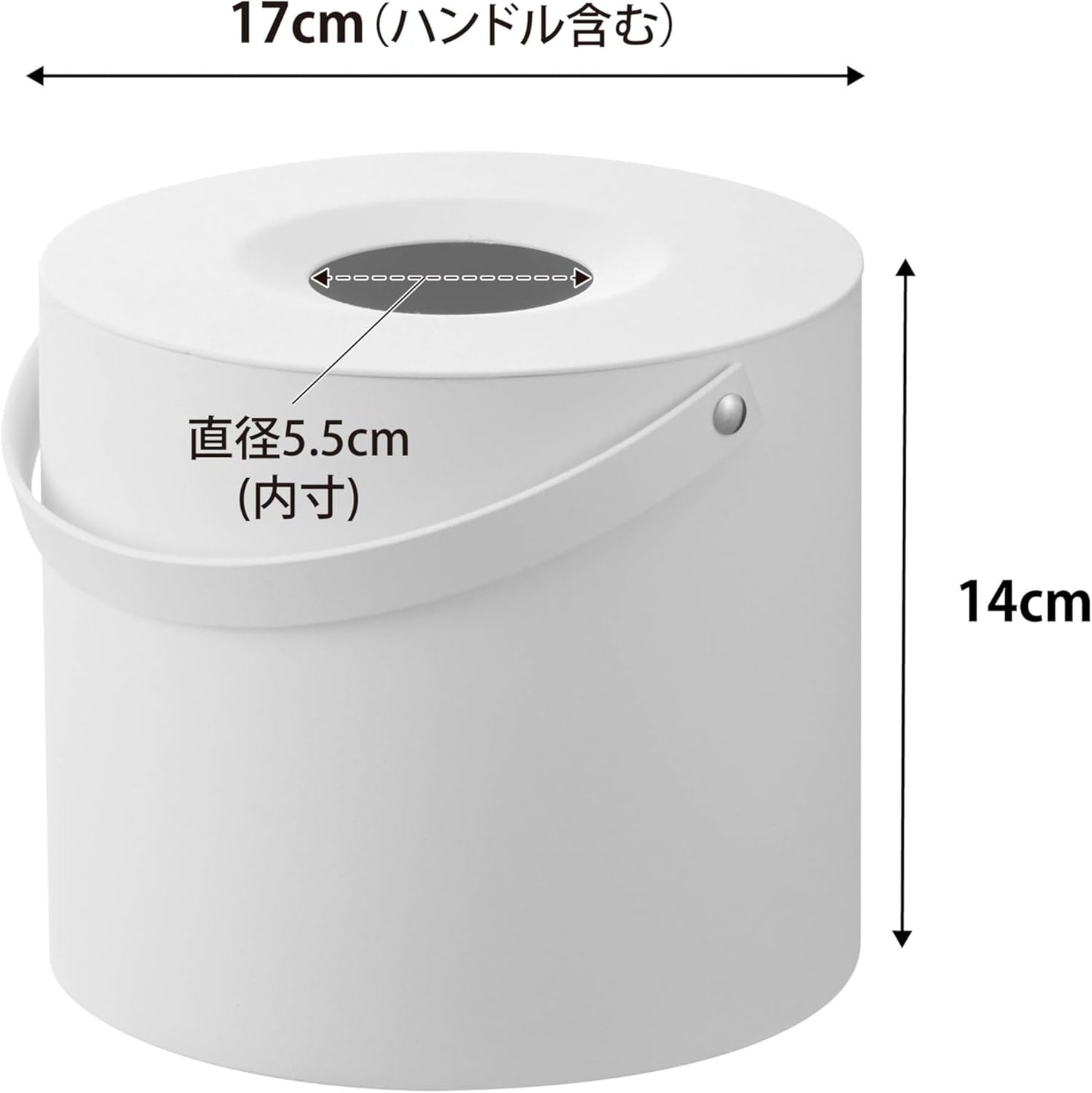 山崎実業 tower ハンドル付きティッシュケース タワー