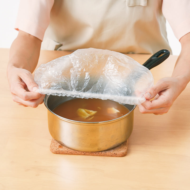 簡単かぶせるゴム付きラップ（100枚入り）