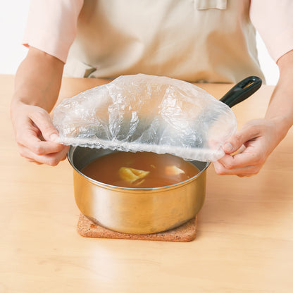 簡単かぶせるゴム付きラップ（100枚入り）