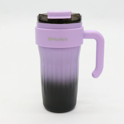 ストロー付き真空ステンレスタンブラー