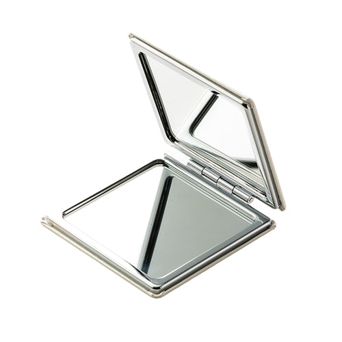 角コンパクトミラー(白)