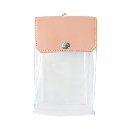 カラーフラップクリアポーチ(縦型)